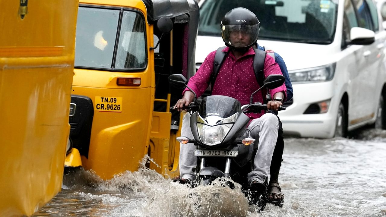 In Pics | Heavy Rains Lash Chennai, Disrupts Normal Life